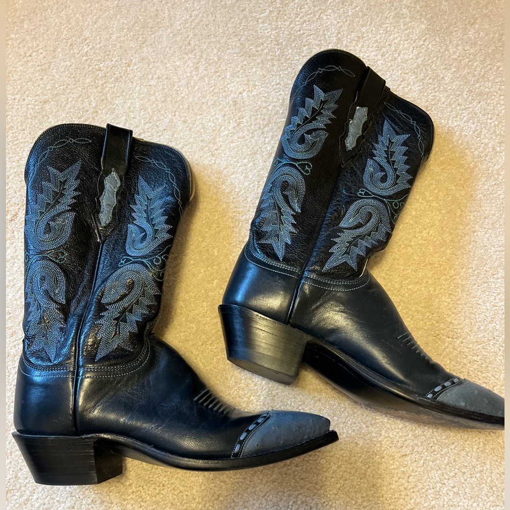 Vintage style 1883 by Lucchese western cowboy boots- size 8